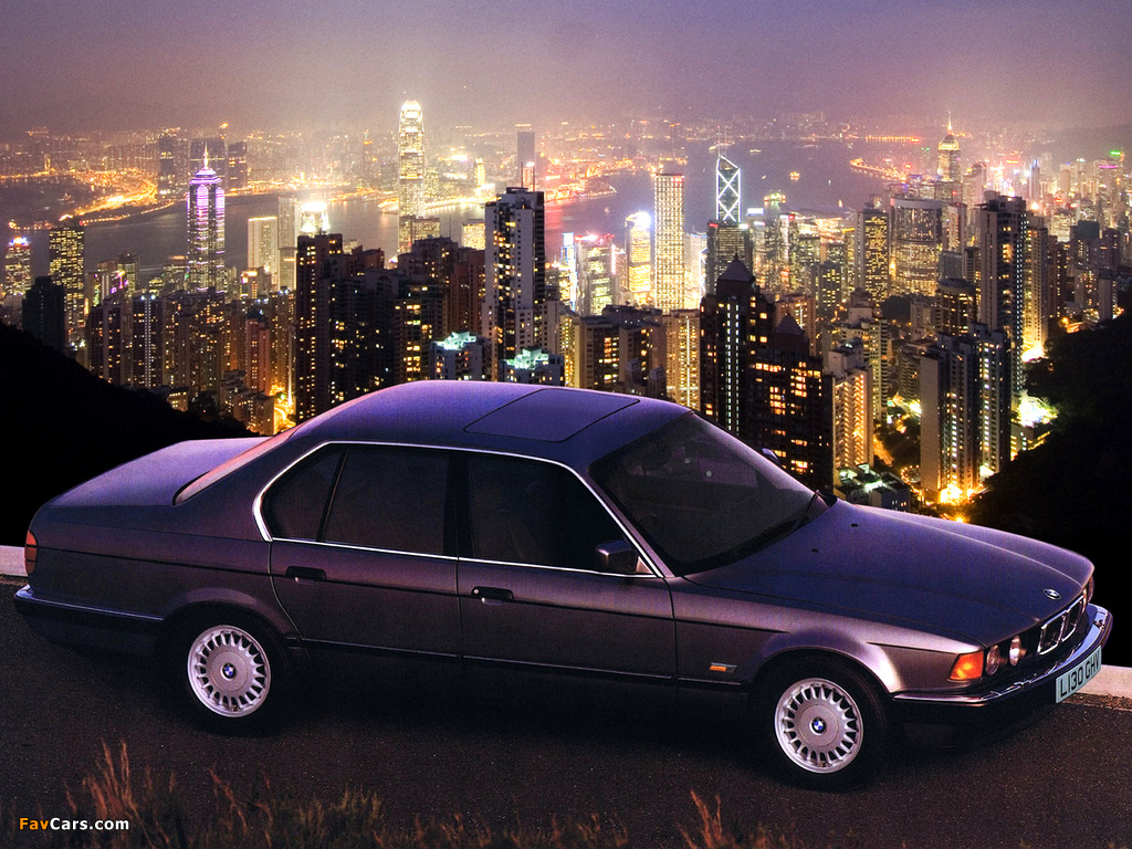 Pictures of BMW 730i V8 UK-spec (E32) 1992–94 (1024 x 768)