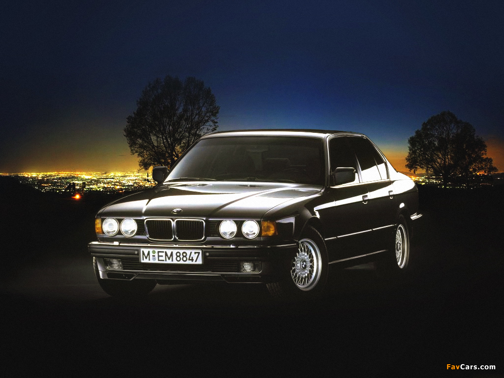 Pictures of BMW 740i (E32) 1992–94 (1024 x 768)