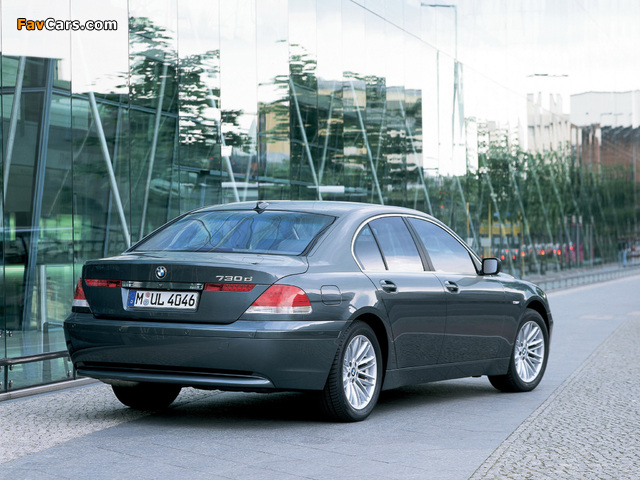 Pictures of BMW 730d (E65) 2002–05 (640 x 480)