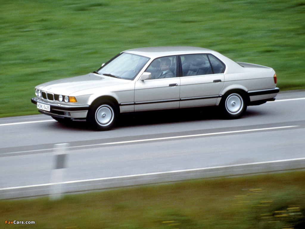 BMW 750iL (E32) 1987–94 wallpapers (1024 x 768)