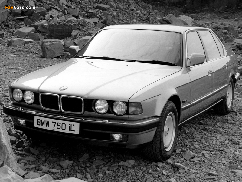 BMW 750iL UK-spec (E32) 1987–94 wallpapers (800 x 600)