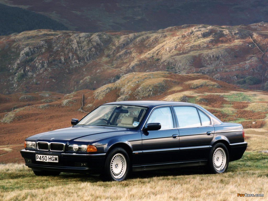 BMW 750iL UK-spec (E38) 1994–98 wallpapers (1024 x 768)