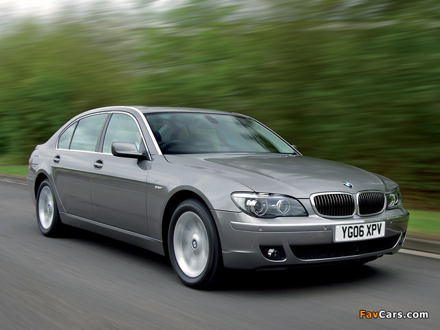 BMW 750Li UK-spec (E66) 2005–08 wallpapers (640 x 480)