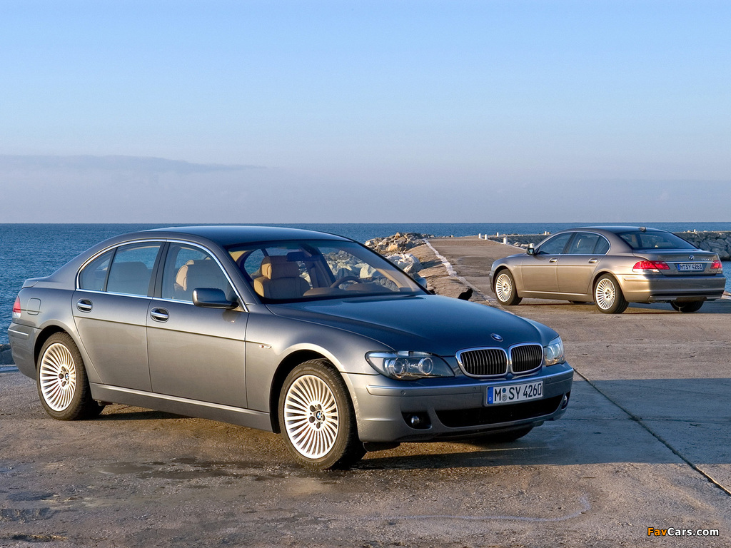 BMW 750i (E65) 2005–08 wallpapers (1024 x 768)