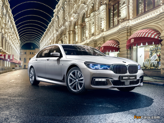 BMW 750Li xDrive M Sport (G12) 2015 wallpapers (640 x 480)