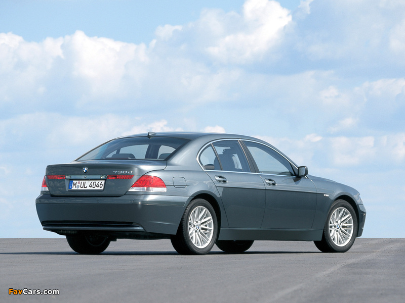 BMW 730d (E65) 2002–05 wallpapers (800 x 600)