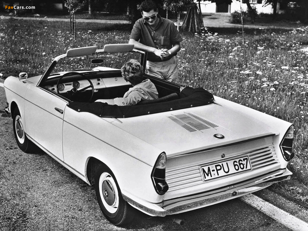 Images of BMW 700 Cabriolet 1961–64 (1024 x 768)