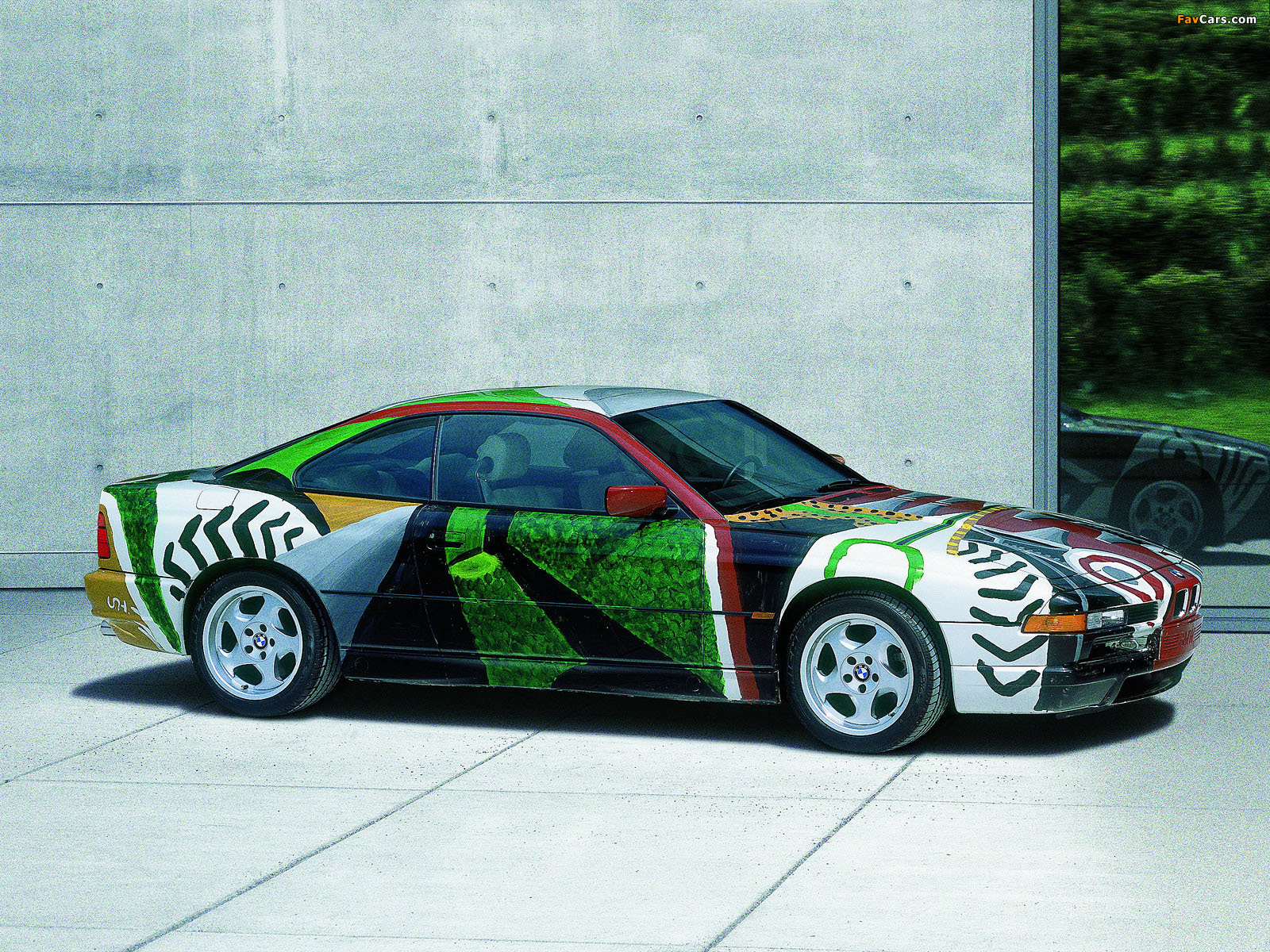 BMW 850 CSi Art Car by David Hockney (E31) 1995 photos (1600 x 1200)
