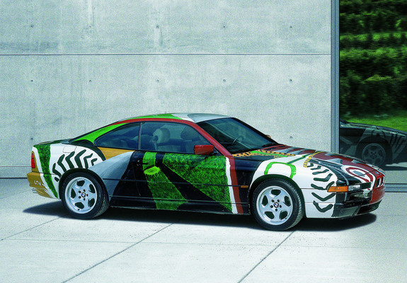 BMW 850 CSi Art Car by David Hockney (E31) 1995 photos