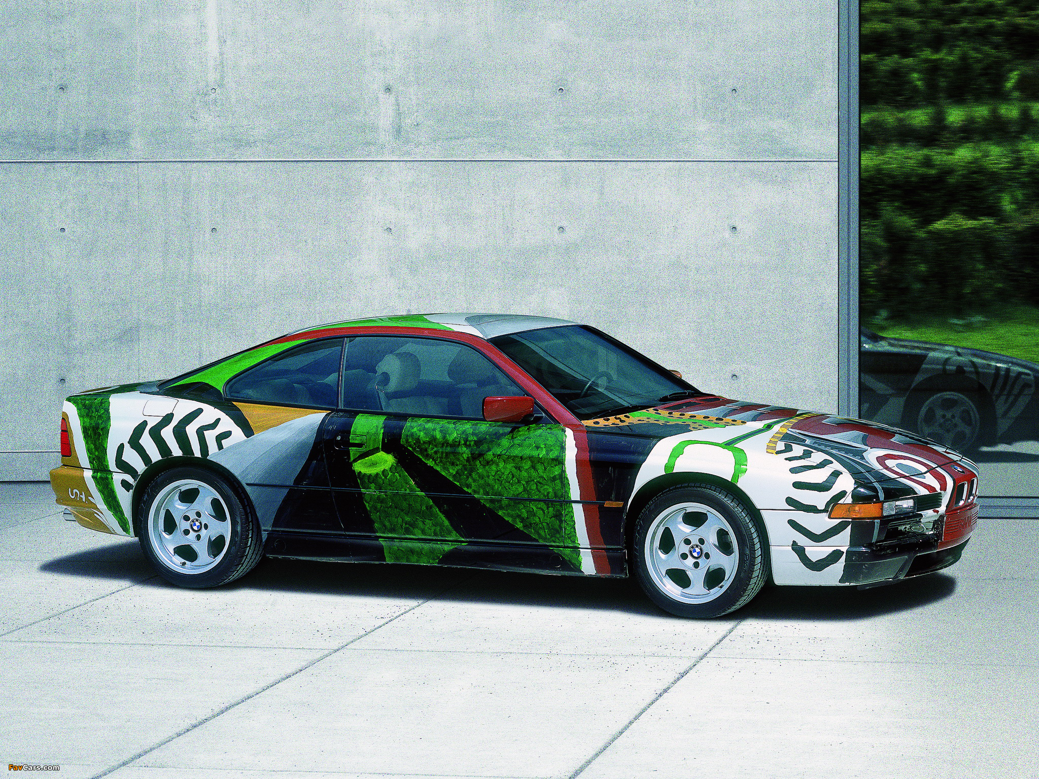 BMW 850 CSi Art Car by David Hockney (E31) 1995 pictures (2048 x 1536)