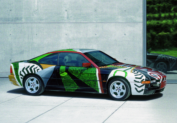 BMW 850 CSi Art Car by David Hockney (E31) 1995 pictures
