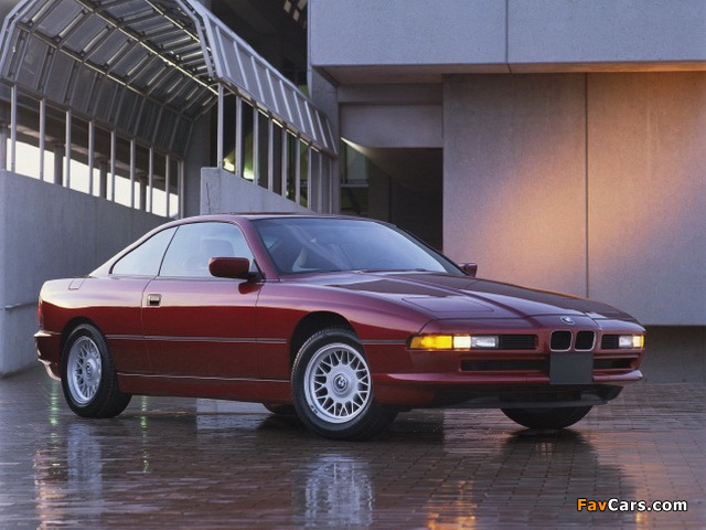 BMW 850i US-spec (E31) 1989–94 photos (640 x 480)