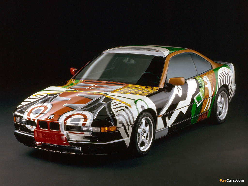 Images of BMW 850 CSi Art Car by David Hockney (E31) 1995 (1024 x 768)