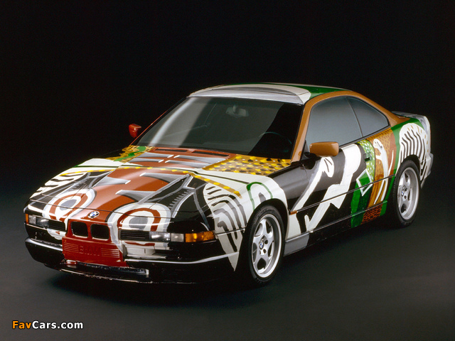 Images of BMW 850 CSi Art Car by David Hockney (E31) 1995 (640 x 480)