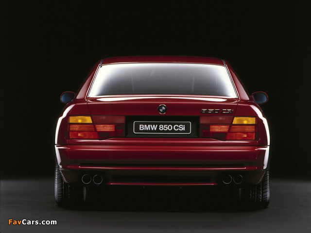 Photos of BMW 850CSi (E31) 1992–96 (640 x 480)