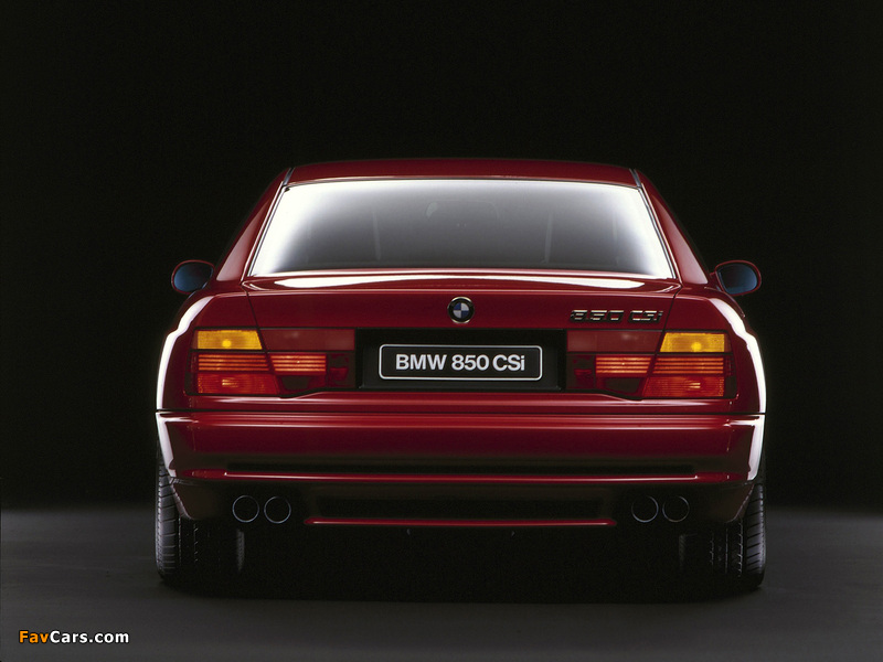 Photos of BMW 850CSi (E31) 1992–96 (800 x 600)