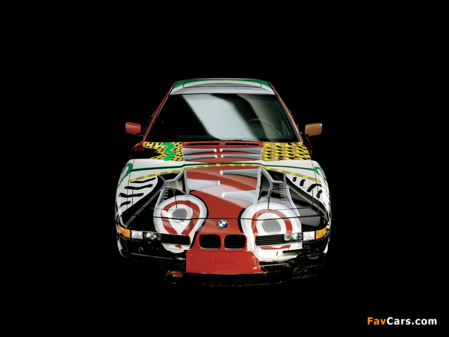 Pictures of BMW 850 CSi Art Car by David Hockney (E31) 1995 (640 x 480)