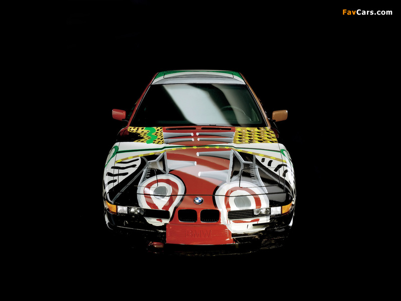 Pictures of BMW 850 CSi Art Car by David Hockney (E31) 1995 (800 x 600)