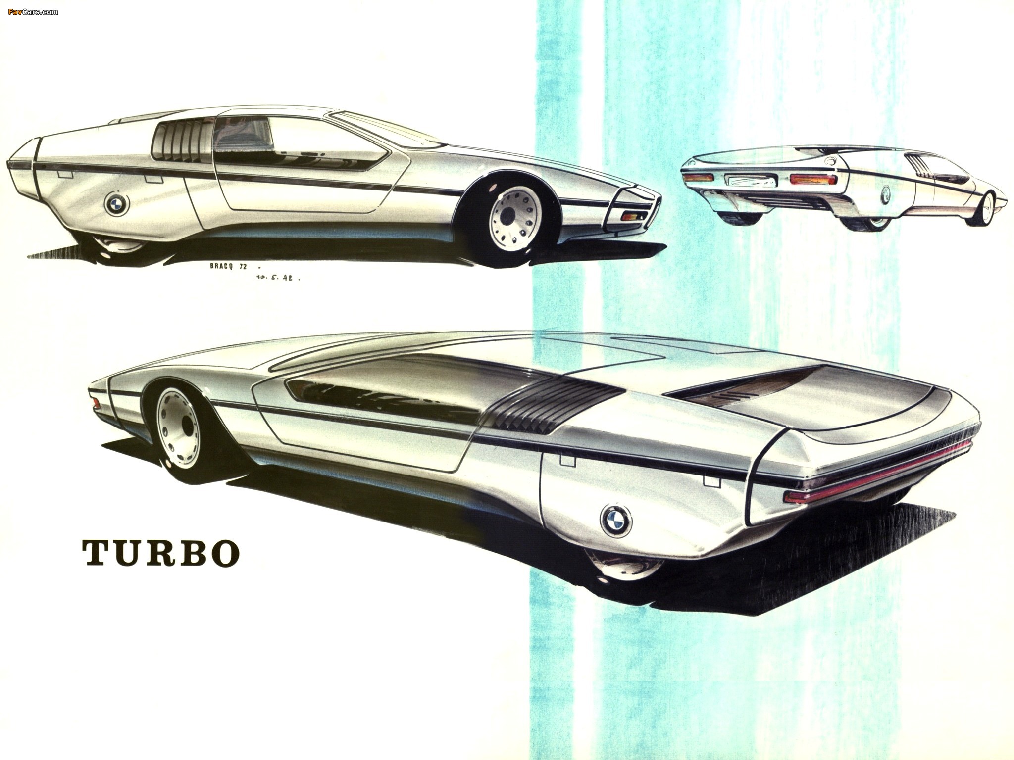 Sketch BMW Turbo Concept (E25) 1972 photos (2048 x 1536)