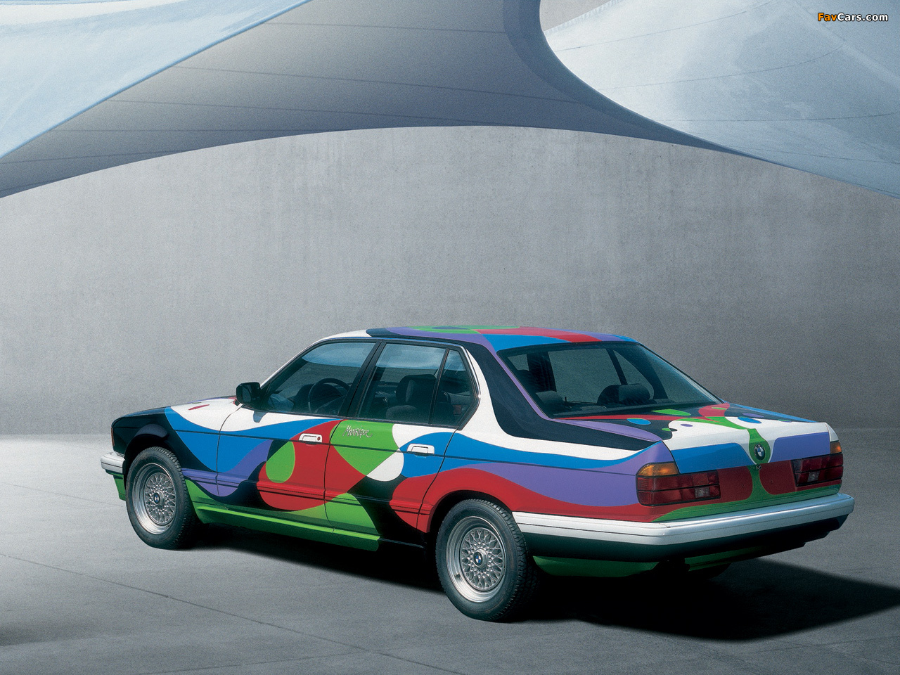 BMW 730i Art Car by César Manrique (E32) 1990 images (1280 x 960)