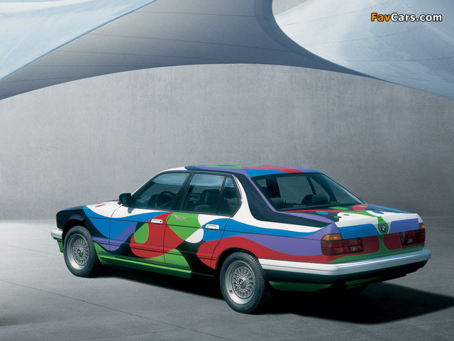 BMW 730i Art Car by César Manrique (E32) 1990 images (640 x 480)