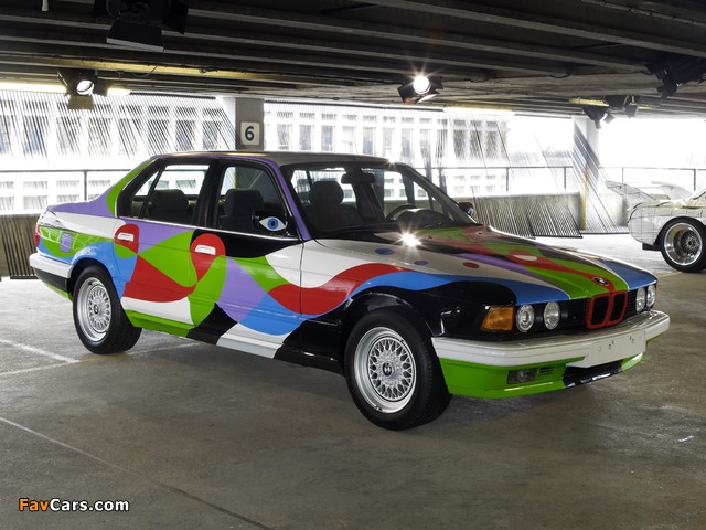 BMW 730i Art Car by César Manrique (E32) 1990 pictures (640 x 480)