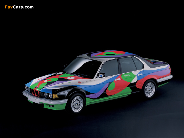 BMW 730i Art Car by César Manrique (E32) 1990 wallpapers (640 x 480)