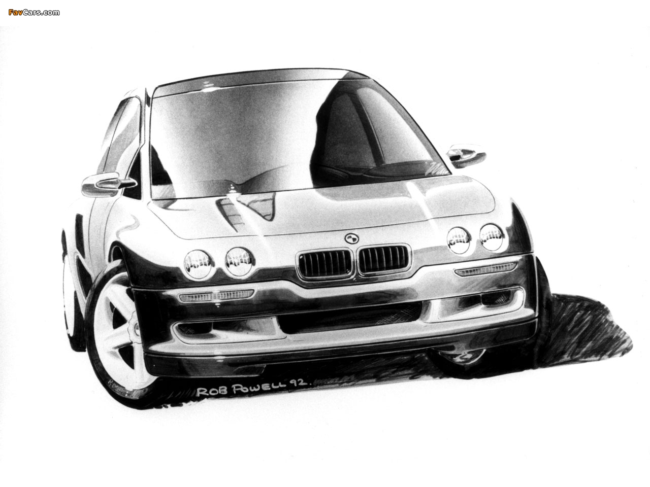 Sketch BMW Z13 Concept 1992 photos (1280 x 960)