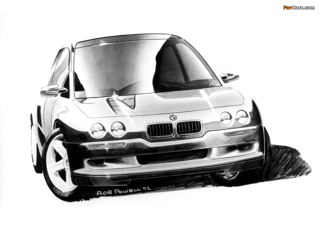 Sketch BMW Z13 Concept 1992 photos (1024 x 768)