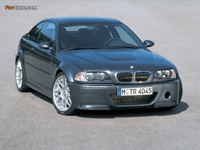 BMW M3 CSL Prototype (E46) 2002 pictures (640 x 480)