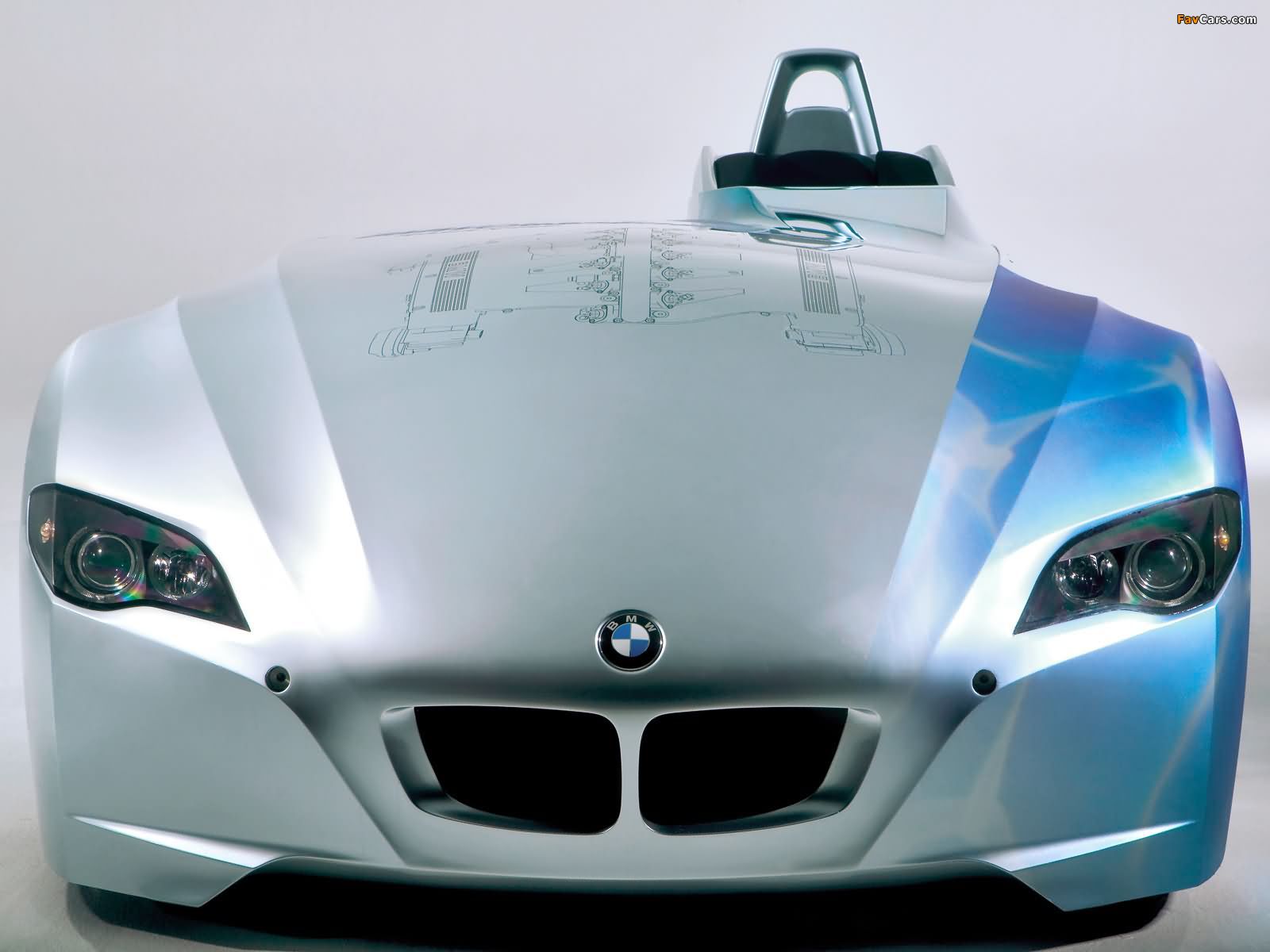 Images of BMW H2R Hydrogen Racecar Concept 2004 (1600 x 1200)