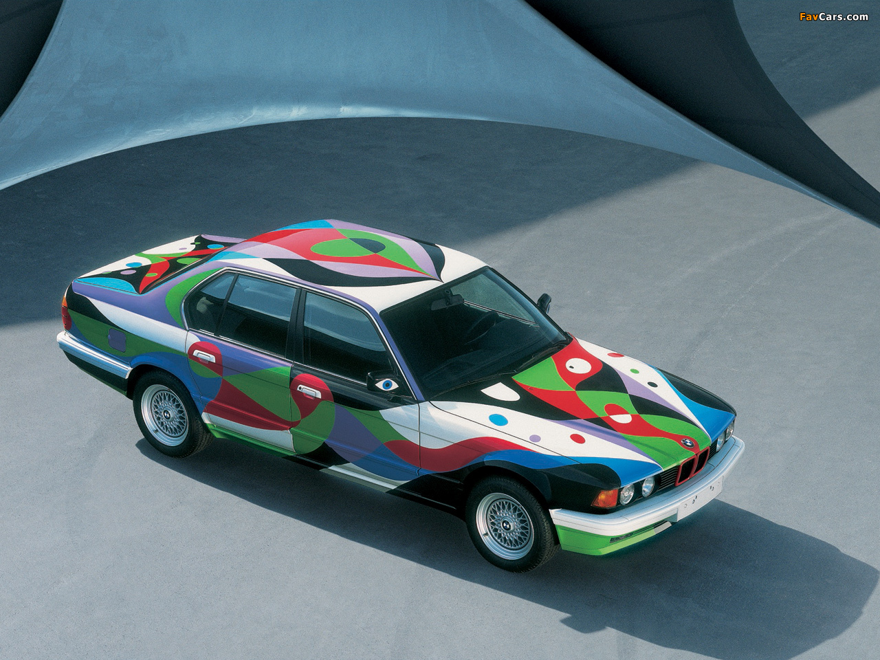Pictures of BMW 730i Art Car by César Manrique (E32) 1990 (1280 x 960)