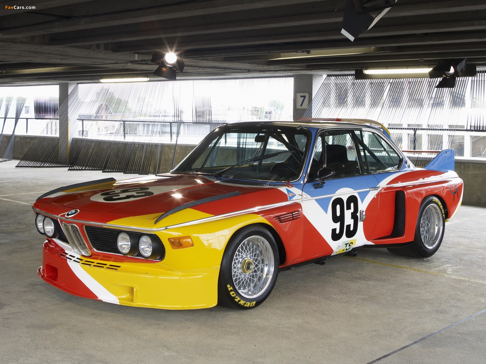 BMW 3.0 CSL Art Car by Alexander Calder (E9) 1975 photos (1600 x 1200)