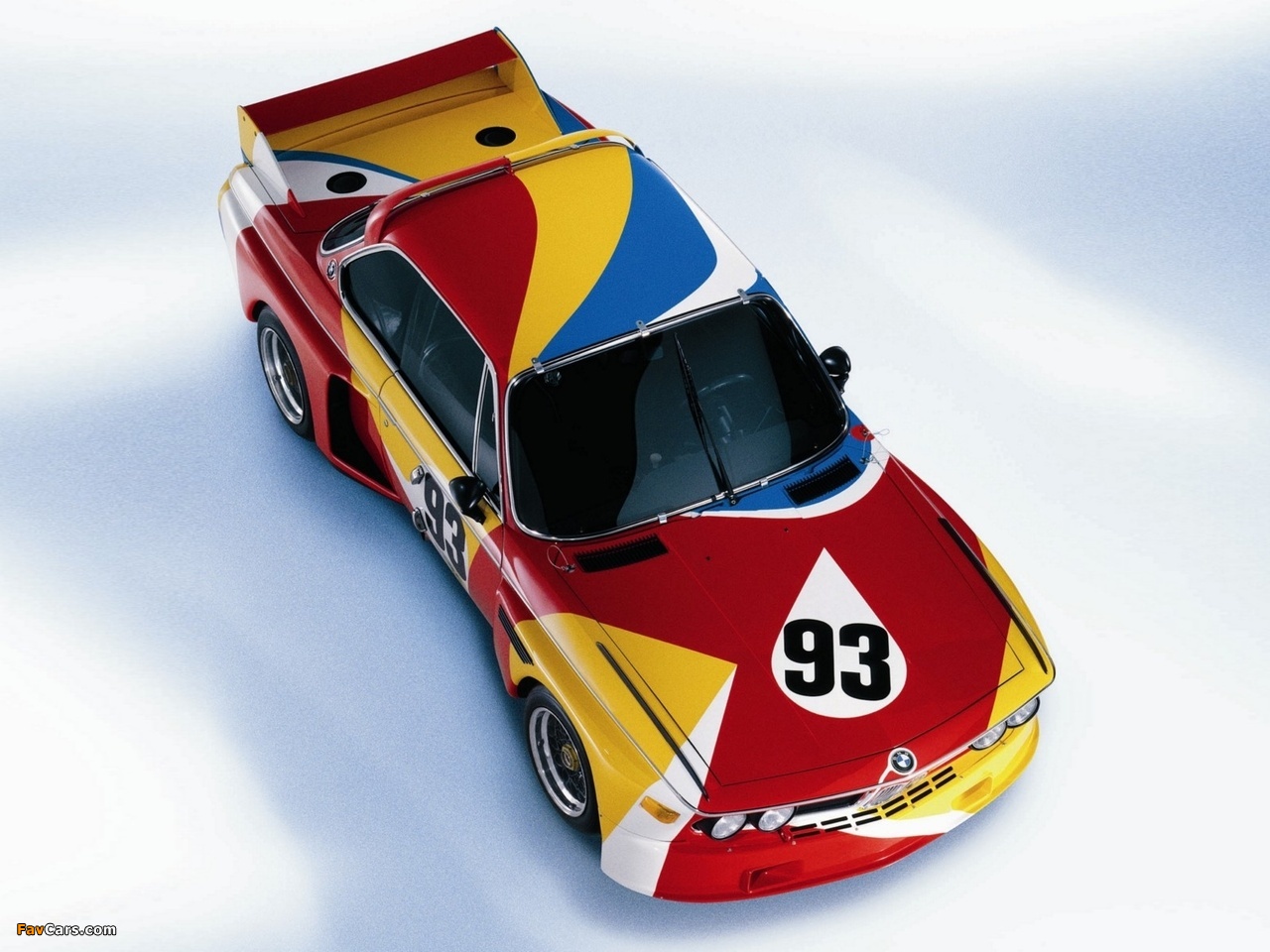 BMW 3.0 CSL Art Car by Alexander Calder (E9) 1975 wallpapers (1280 x 960)