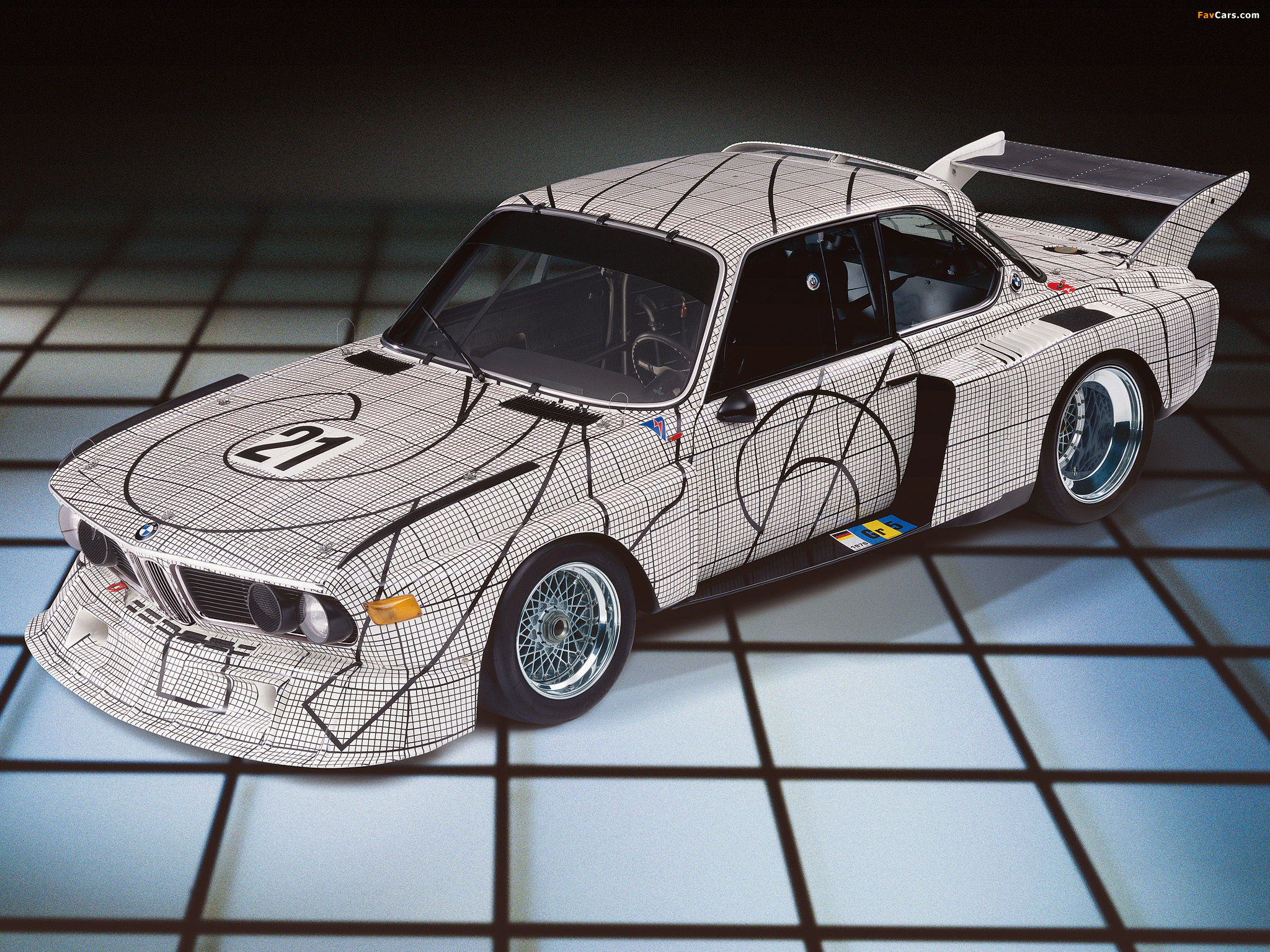 Images of BMW 3.0 CSL Group 5 Art Car by Frank Stella (E9) 1976 (2048 x 1536)