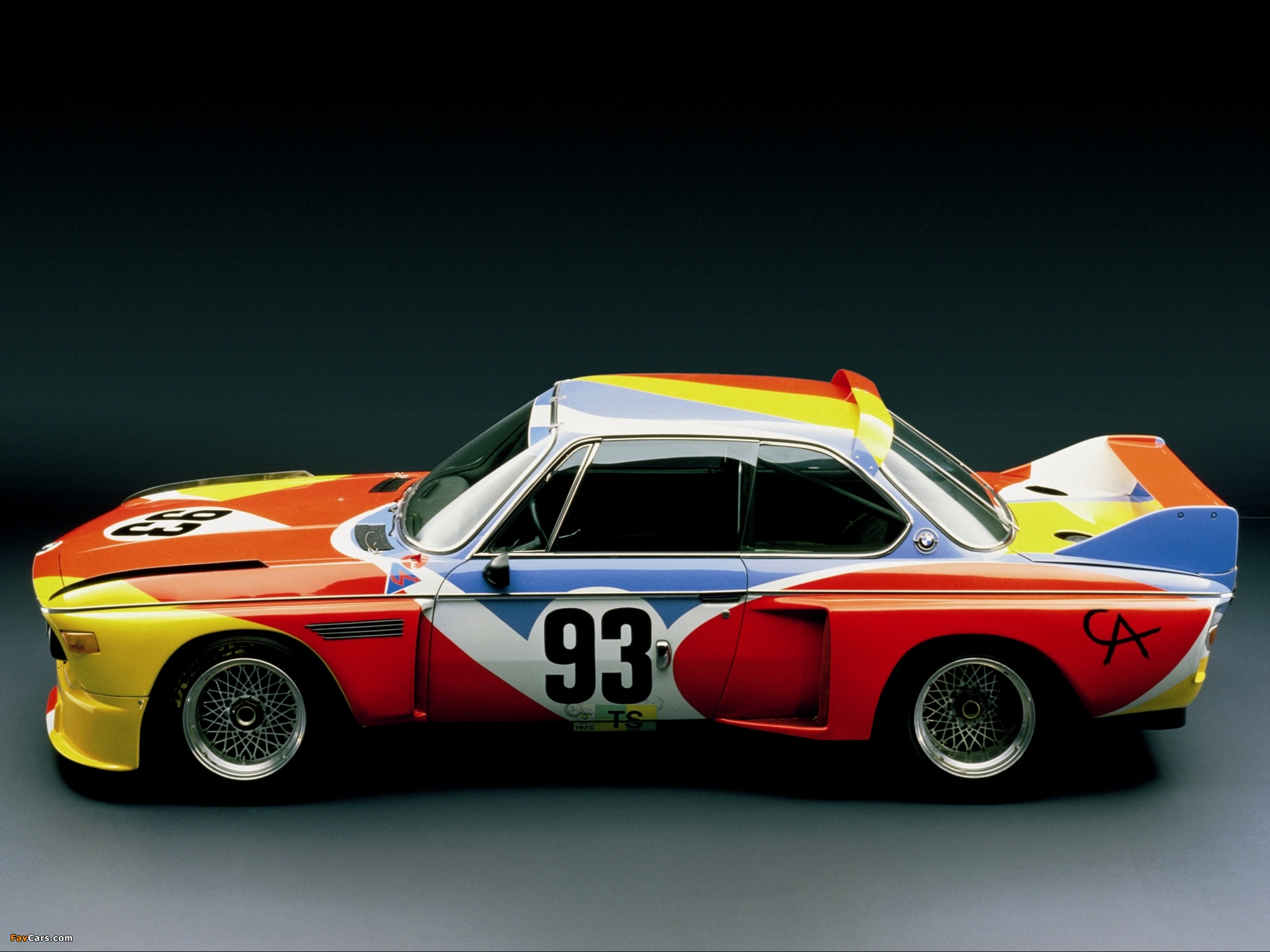 Pictures of BMW 3.0 CSL Art Car by Alexander Calder (E9) 1975 (2048 x 1536)