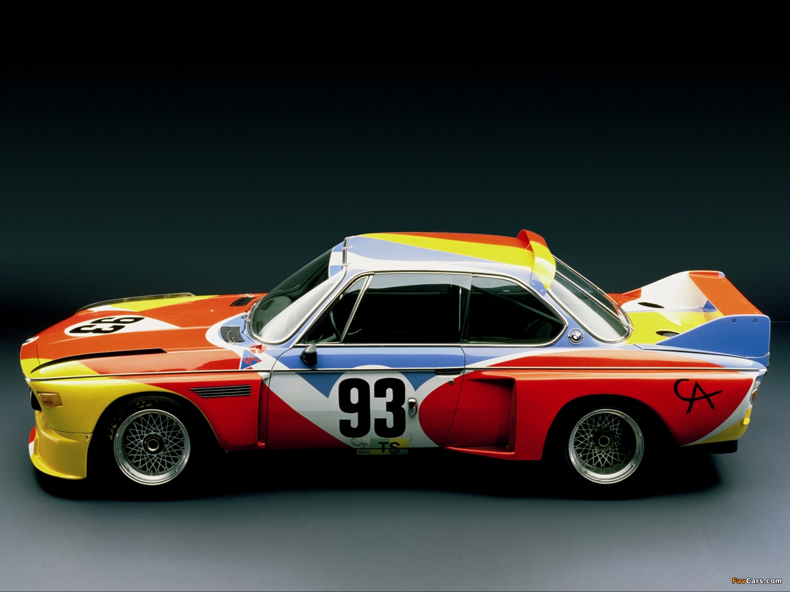 Pictures of BMW 3.0 CSL Art Car by Alexander Calder (E9) 1975 (1600 x 1200)