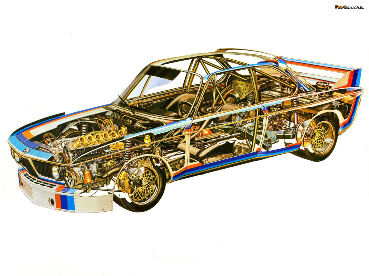 BMW 3.0 CSL Race Car (E9) 1971–75 wallpapers (1280 x 960)