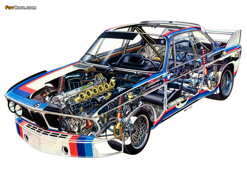 BMW 3.0 CSL Race Car (E9) 1971–75 wallpapers (800 x 600)