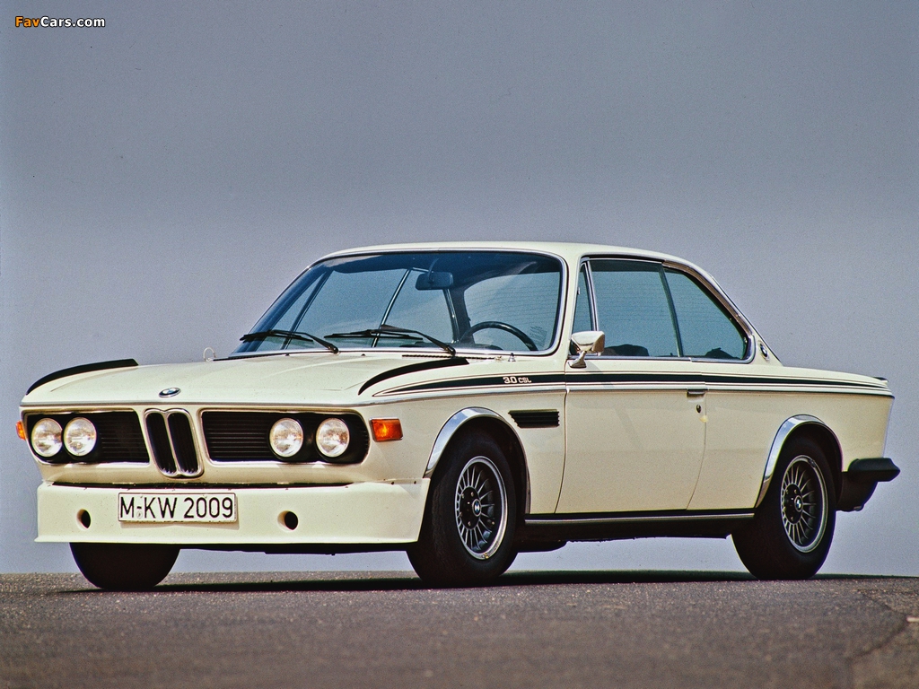 BMW 3.0 CSL (E9) 1971–73 wallpapers (1024 x 768)