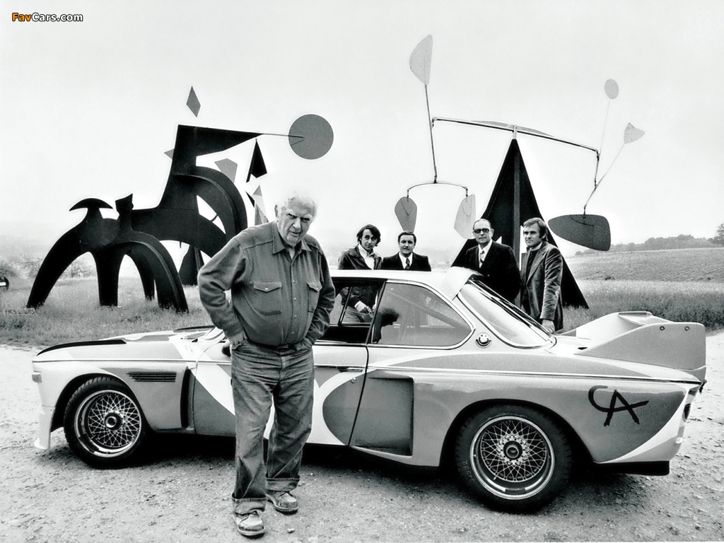 BMW 3.0 CSL Art Car by Alexander Calder (E9) 1975 wallpapers (1024 x 768)