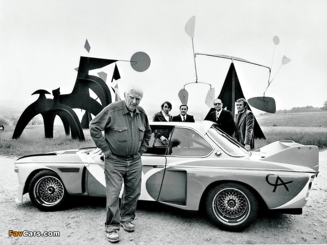 BMW 3.0 CSL Art Car by Alexander Calder (E9) 1975 wallpapers (640 x 480)