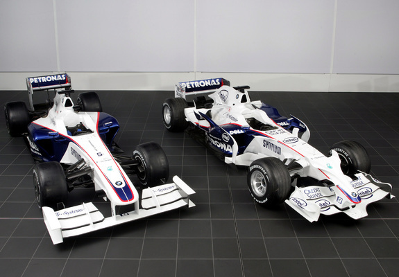 BMW Sauber F1-09 & F1-08 pictures