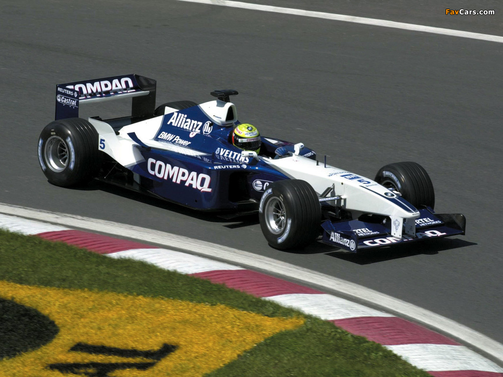 BMW WilliamsF1 FW23/FW23 2001 wallpapers (1024 x 768)