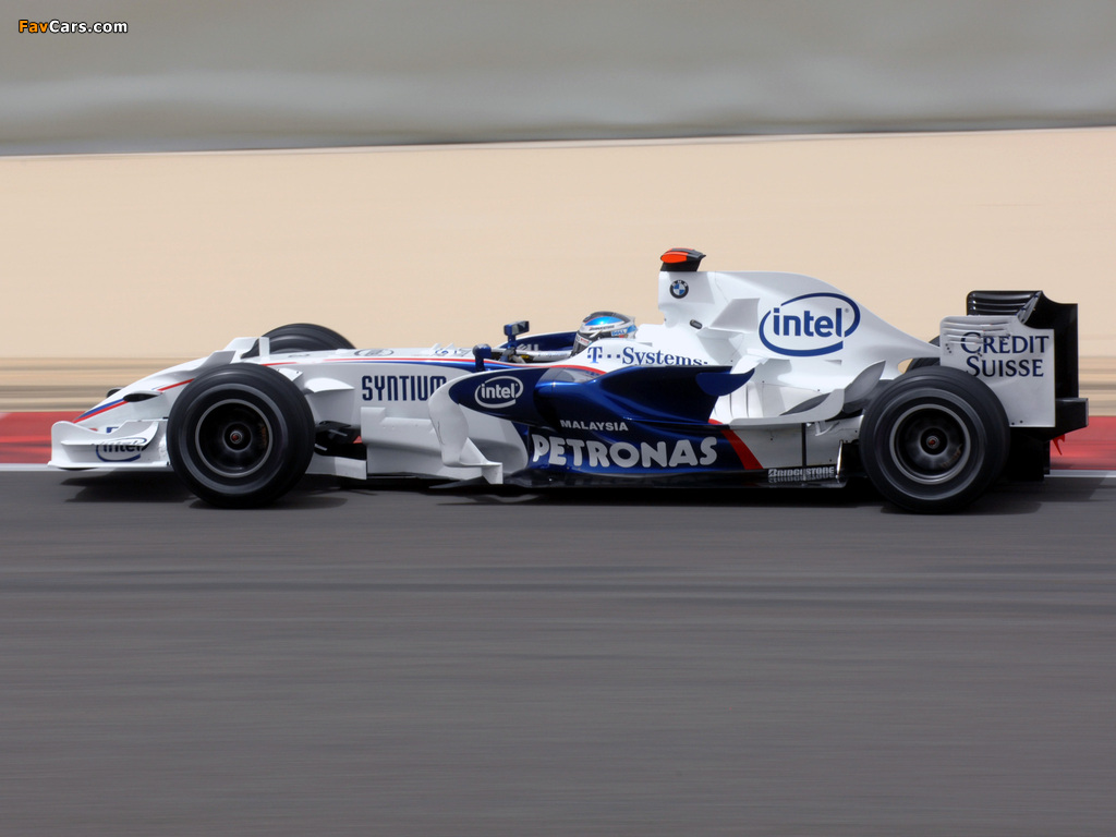 BMW Sauber F1-08 2008 wallpapers (1024 x 768)