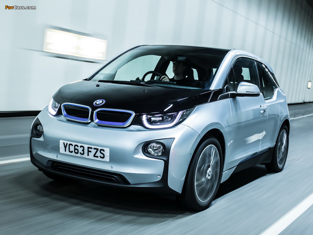 BMW i3 UK-spec 2013 wallpapers (1024 x 768)