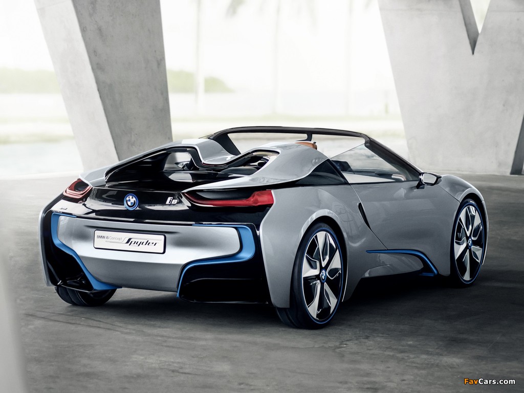 BMW i8 Concept Spyder 2012 wallpapers (1024 x 768)