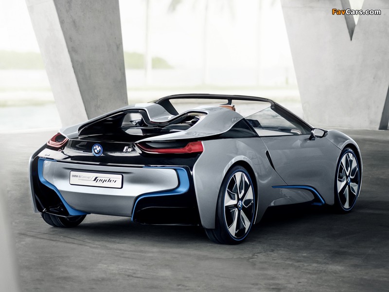 BMW i8 Concept Spyder 2012 wallpapers (800 x 600)