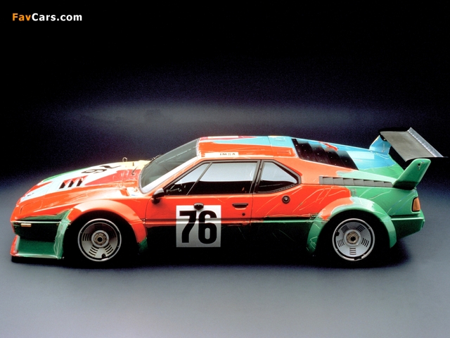 BMW M1 Group 4 Rennversion Art Car by Andy Warhol (E26) 1979 wallpapers (640 x 480)