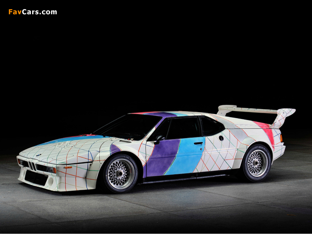 BMW M1 Procar Art Car by Frank Stella (E26) 1979 wallpapers (640 x 480)